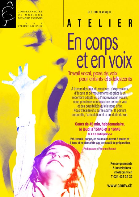 Affiche Atelier Vocal Enfant&Ado